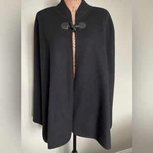 Talbots Black Women's Poncho